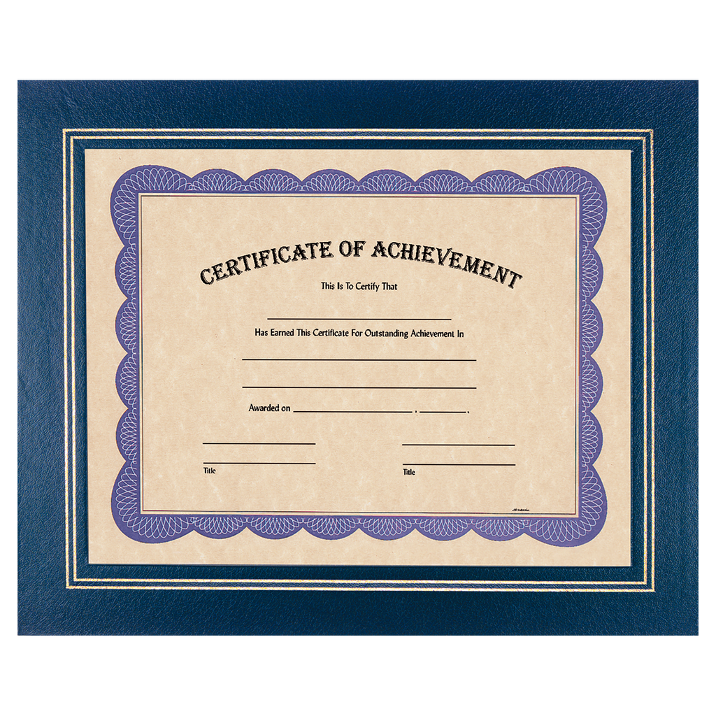 Blue 13 1/4" x 10 3/4" Certificate Holder