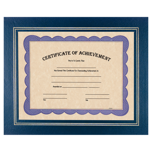 Blue 13 1/4" x 10 3/4" Certificate Holder